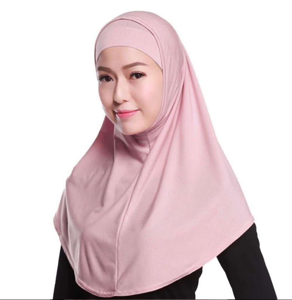 wp-image-5635705510.jpg 2 pieces Cotton Yusra (Amira) hijab plain, different sizes/colours - Image 1