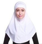 2 pieces Cotton Yusra (Amira) hijab plain, different sizes/colours - Image 19