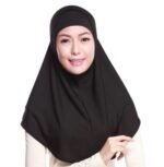 2 pieces Cotton Yusra (Amira) hijab plain, different sizes/colours - Image 21