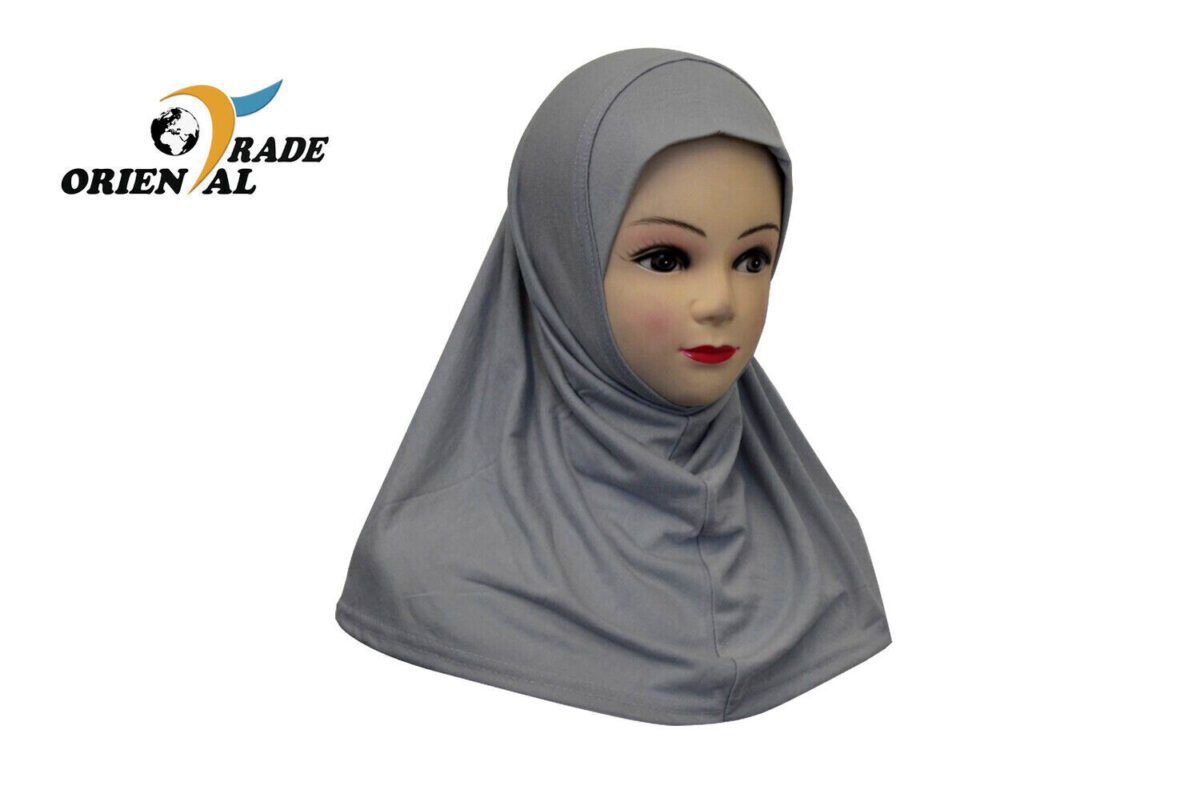 2 pieces Cotton Yusra (Amira) hijab plain, different sizes/colours - Image 9