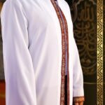 New Men's Bisht Cloak Arab Dress Thobe Islam Robe for Imam, Eid & Wedding