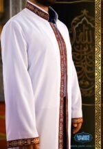 New Men's Bisht Cloak Arab Dress Thobe Islam Robe for Imam, Eid & Wedding