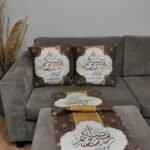 Ramadan decoration 3 pieces Ramadan set, 2 pillows cover, 1 table cover