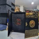 Eid Gift L Box Velvet, Full Quran, Tasbeeh, Prayer Mat, Book Marker Decoration
