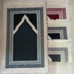 Quality Islamic prayer mat, rug, janamaz, Salat mat different colours Turkish