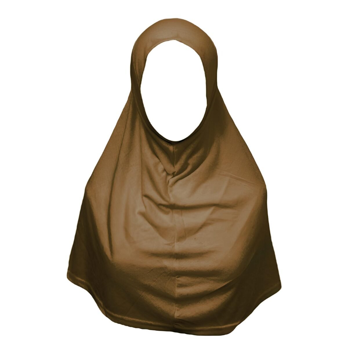 Pull on Instant 1 Piece Cotton (Spandex) Large Yusra hijab plain, different colors with lace - Image 8