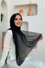 Chiffon Large Plain Shawl Head Scarf Wrap Hijab 190x 70cm High-Quality Turkish