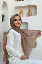 Chiffon Large Plain Shawl Head Scarf Wrap Hijab 190x 70cm High-Quality Turkish - Image 3