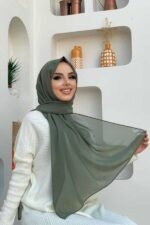 Chiffon Large Plain Shawl Head Scarf Wrap Hijab 190x 70cm High-Quality Turkish - Image 13