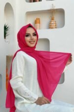 Chiffon Large Plain Shawl Head Scarf Wrap Hijab 190x 70cm High-Quality Turkish - Image 2