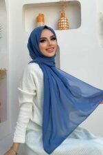 Chiffon Large Plain Shawl Head Scarf Wrap Hijab 190x 70cm High-Quality Turkish - Image 7