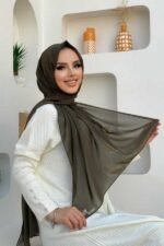 Chiffon Large Plain Shawl Head Scarf Wrap Hijab 190x 70cm High-Quality Turkish - Image 8