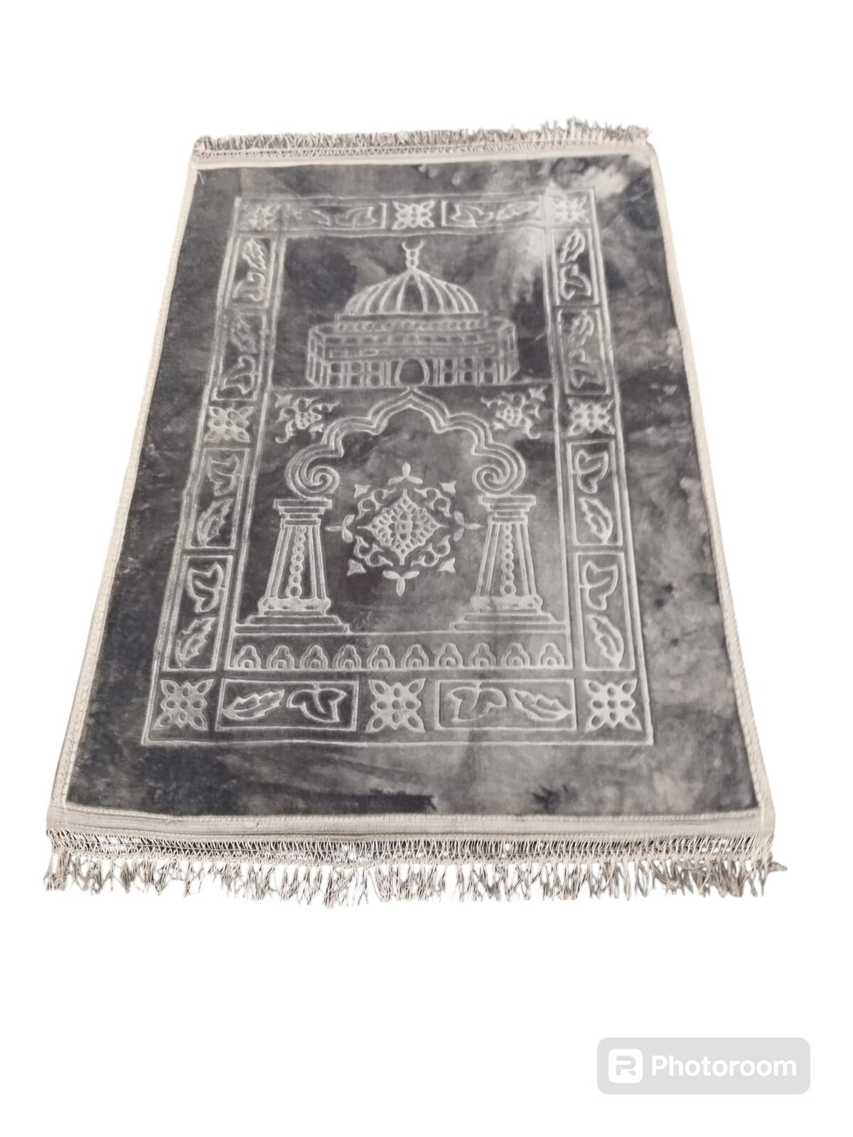 High Quality X Large Thick Velvet Islamic Plain Salat Prayer mat, rug, janamaz - Image 7