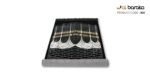 Premium Islamic prayer mat rug, janamaz, Salat mat Kaba design for gift, Turkish - Image 5