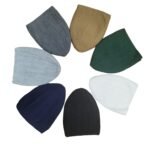 2 pcs Wool Men Skull Cap Islamic Prayer Hat Topi Kufi Head Wear