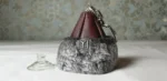 Iyi Kayi Tribe Ertugrul & Usman Hat Key Ring Car Hanger Leather & Fur - Image 7