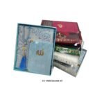 Gift plastic Box includes Prayer Mat rug, Jannamaz & Tasbeeh, & Yassin quran - Image 2