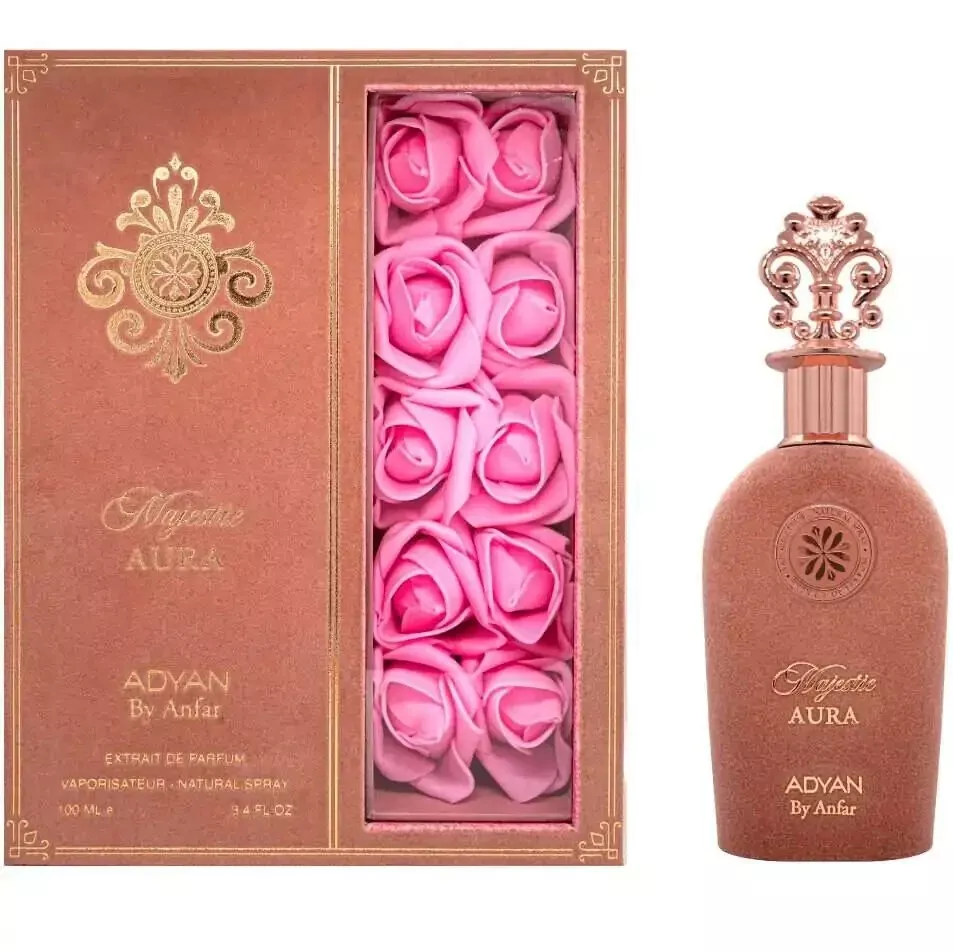 wp-image-7693899600.webp Majestic Aura Perfume by Adyan Anfar Luxury Gift Box with Roses - Eau de Parfum - Image 1