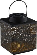 Solar LED Moroccan Style Lantern 19.5cm – Decorative Metal Fairy Light Lamp for Home & Garden - Image 4