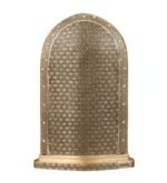 Mehrab Clock – Ayat al-Kursi Model | Silver & Gold Islamic Ornament Gift - Image 2