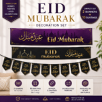 Eid Mubarak Banner Set