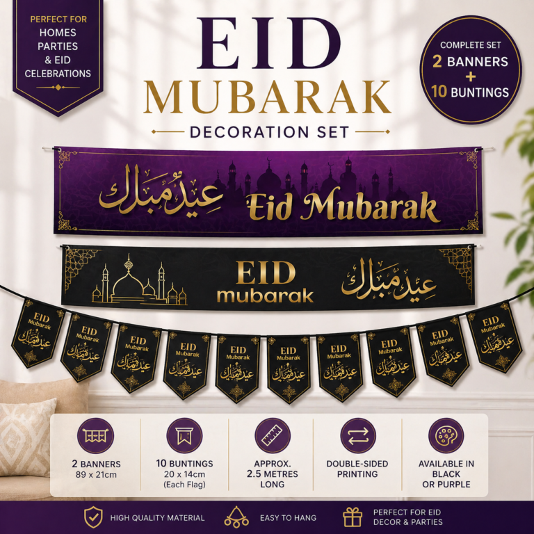 Eid Mubarak Banner Set