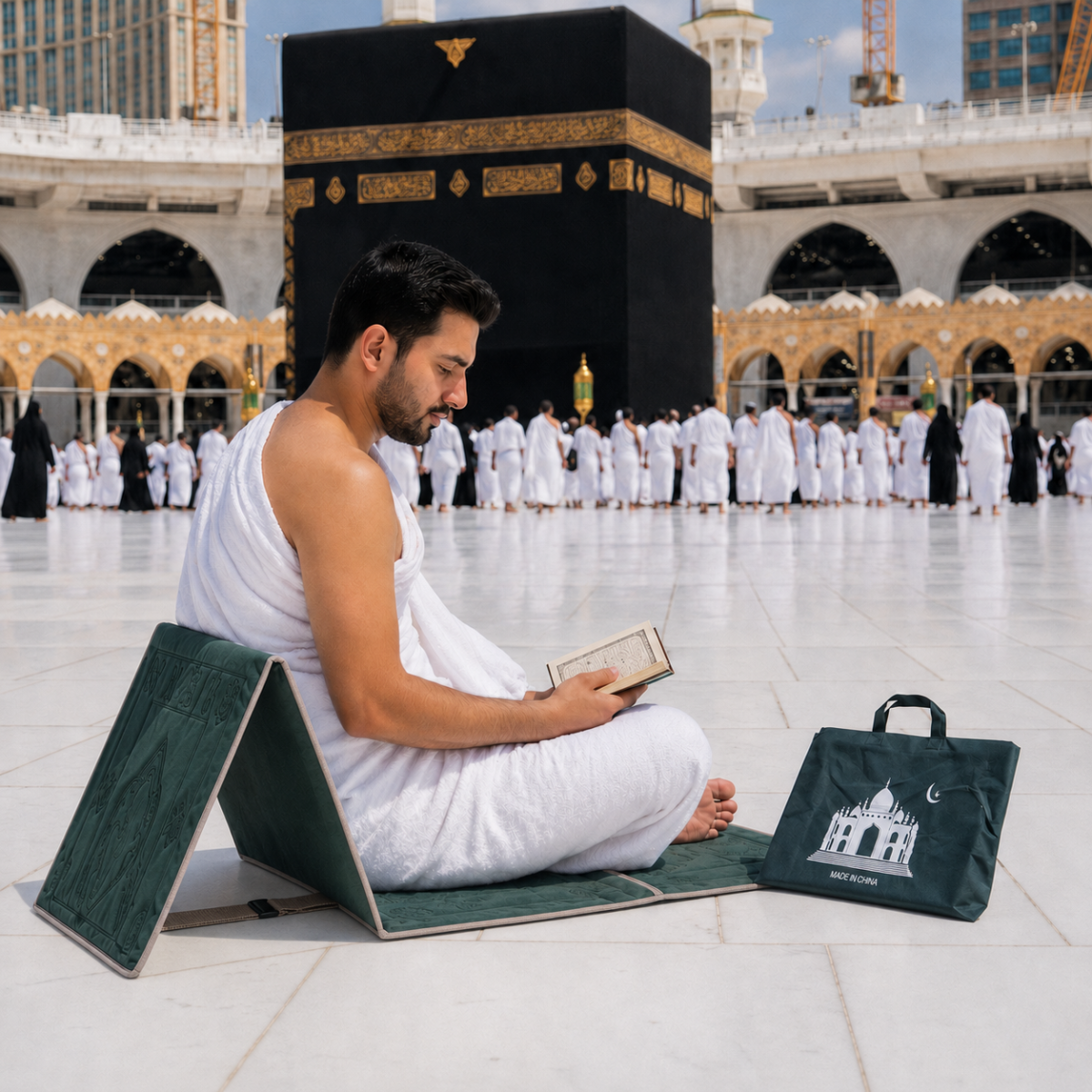 Foldable Backrest Prayer Mat