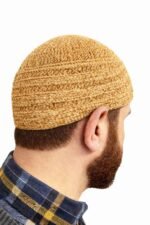 2x Men’s Islamic Prayer Hat Topi Kufi – Knitted, Wool & Velvet Skull Cap - Image 13