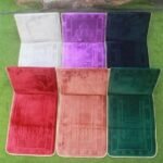 Foldable Backrest Prayer Mat with Carry Bag – Thick Prayer Rug & Picnic Seat - Image 3