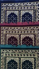 2 & 4 Person Prayer Mat – Turkish Islamic Janamaz Rug for Family Salah (Multiple Colours) - Image 21