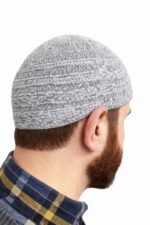 2x Men’s Islamic Prayer Hat Topi Kufi – Knitted, Wool & Velvet Skull Cap - Image 14
