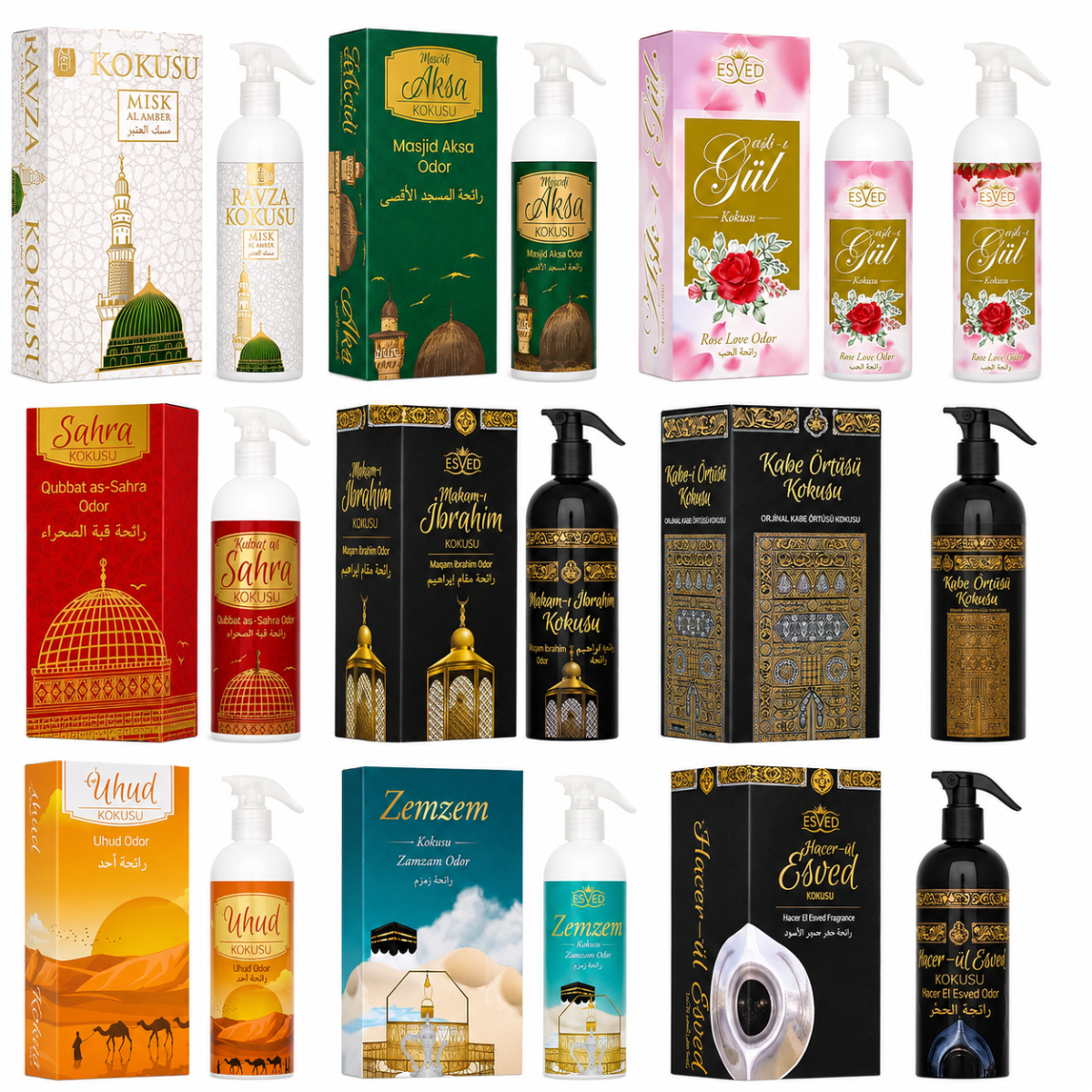 Esved Islamic room and fabric freshener spray 400ml
