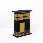 Quran in Kaaba Shape Velvet Gift Box with Handle