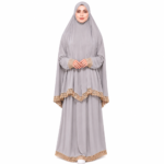 Women’s Lycra 2 piece prayer outfit with sleeves in purple