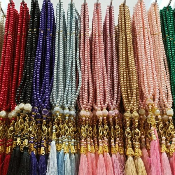 100 Beads ladies Tasbeeh Masbaha wedding nice colours 2 pcs Eid Gift